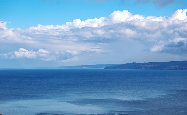 Clouds Over Sea Near Coast