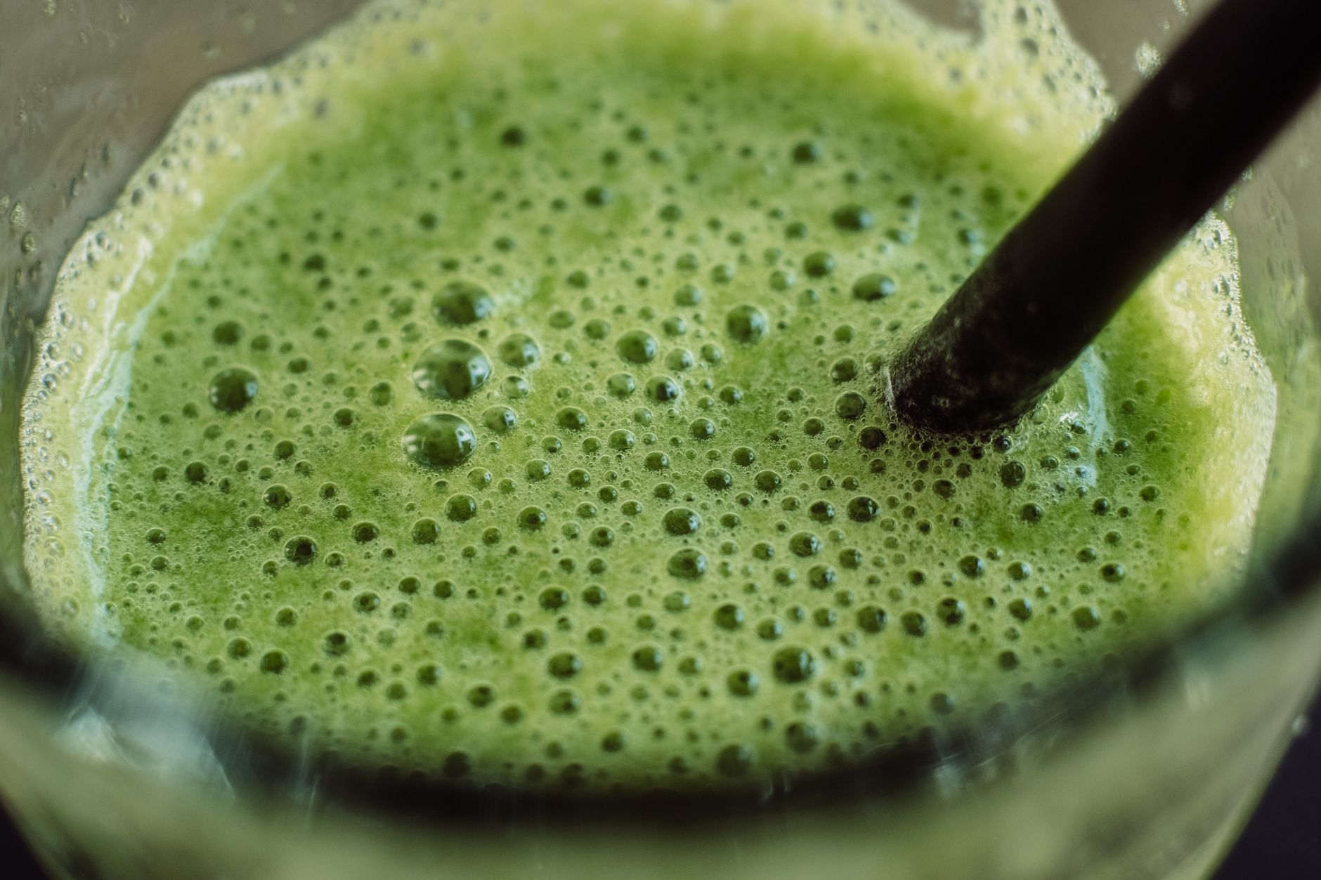 Fresh berries and leafy greens for smoothies