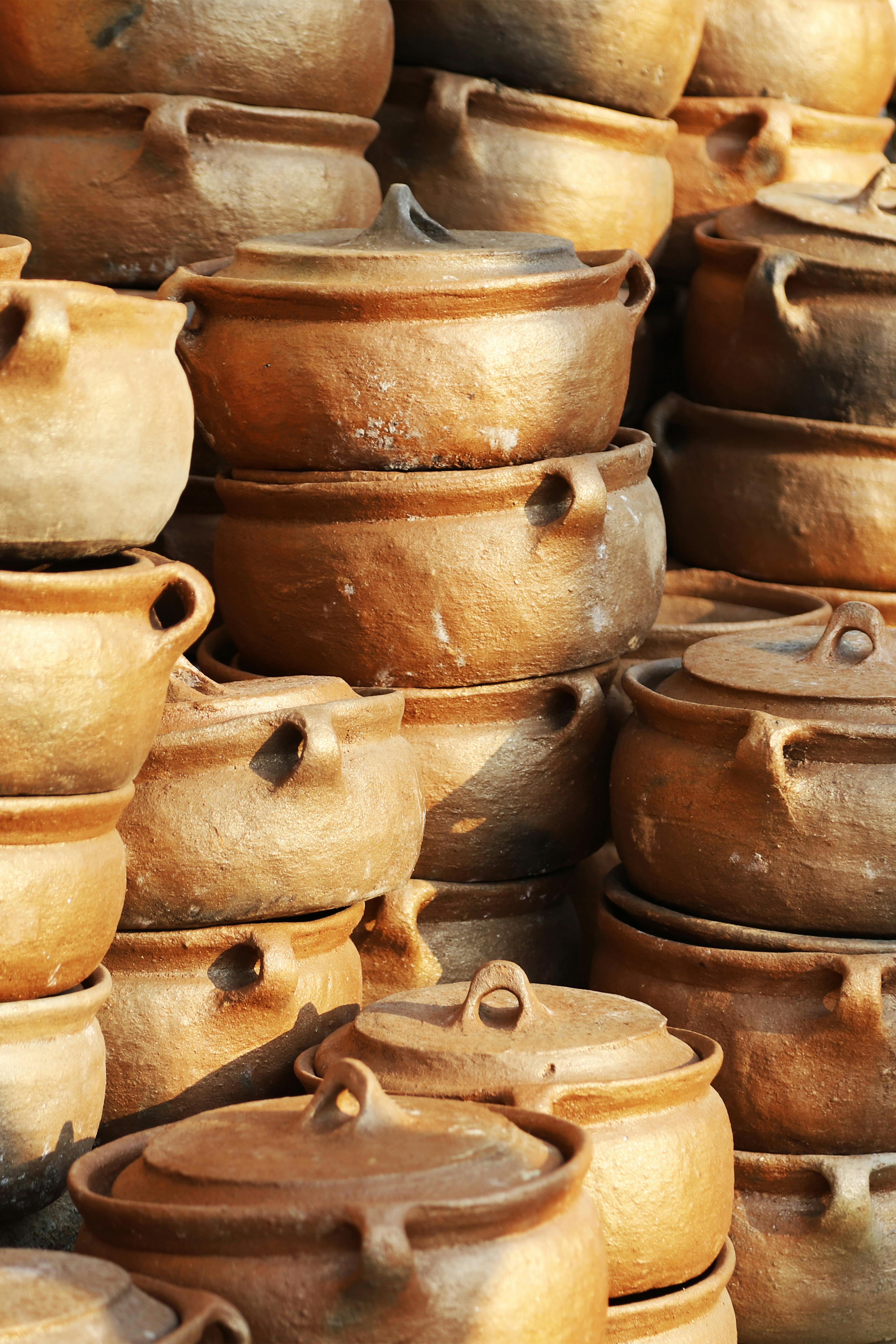 Pile of Clay Pots Photo · Free Stock Photo