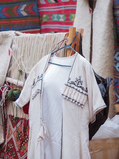 Embroidered Blouse on Display