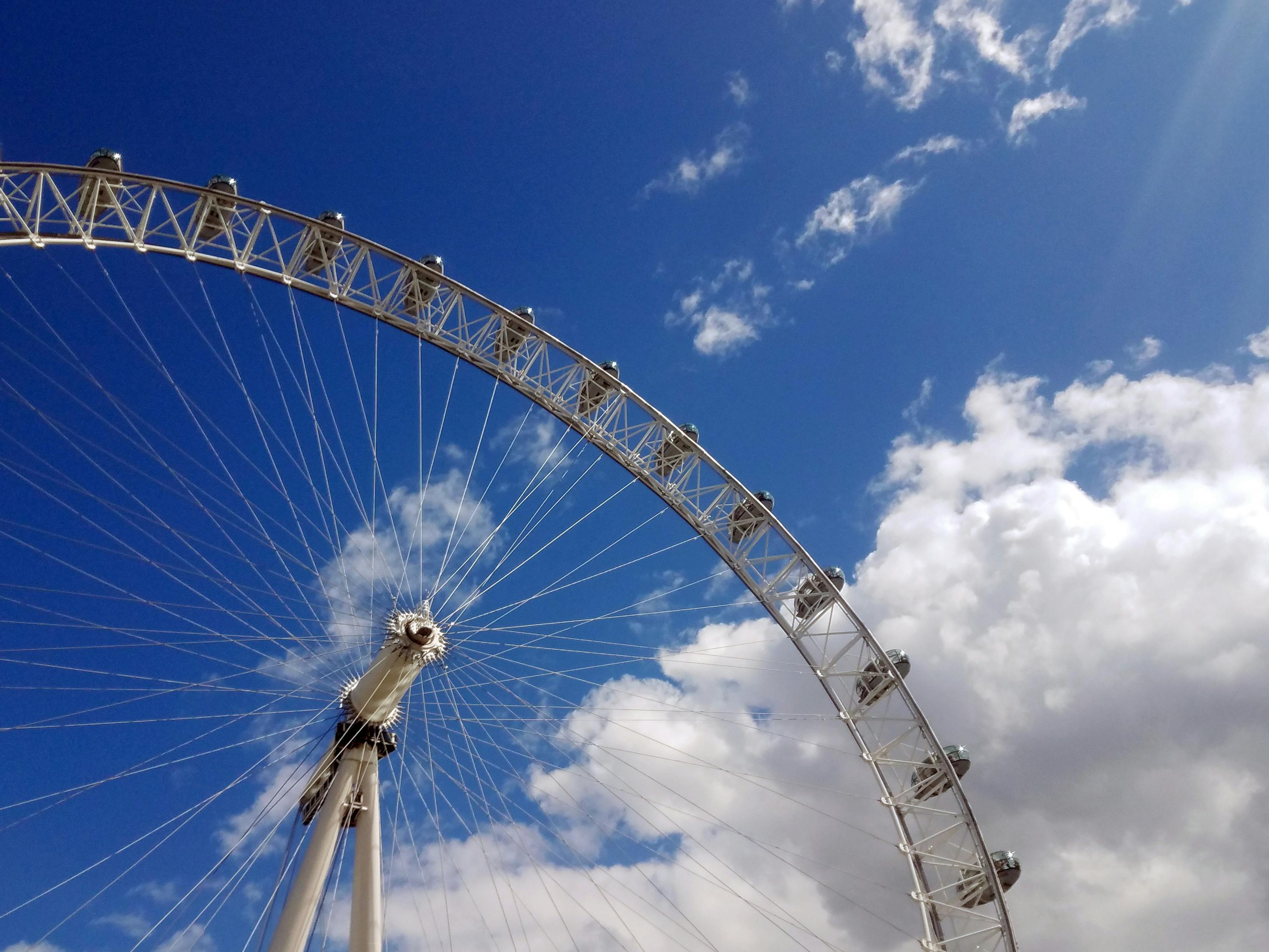 Free stock photo of blue sky, london, london eye