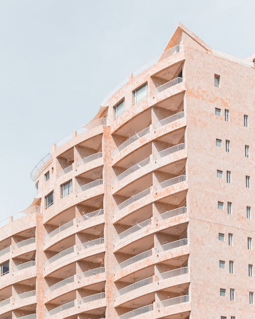 Imagine de stoc gratuită din arhitectură modernă, balcoane, bloc de apartamente