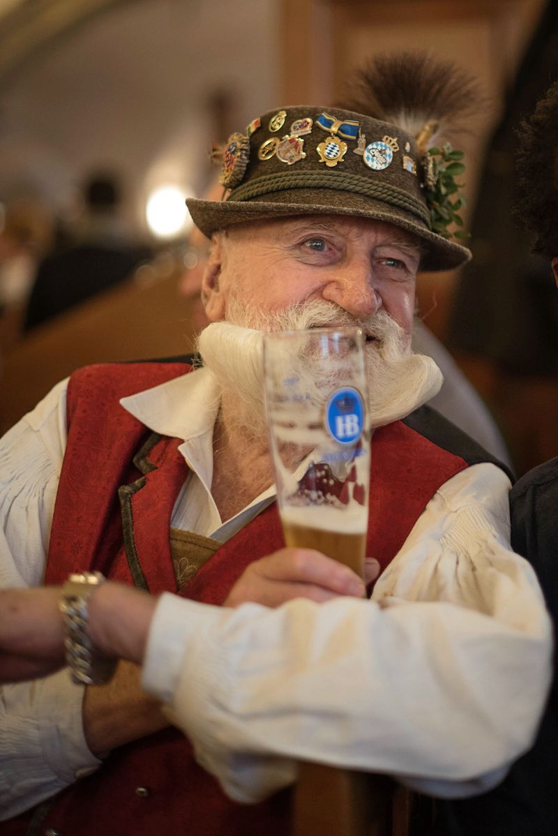 Oktoberfest beer tent