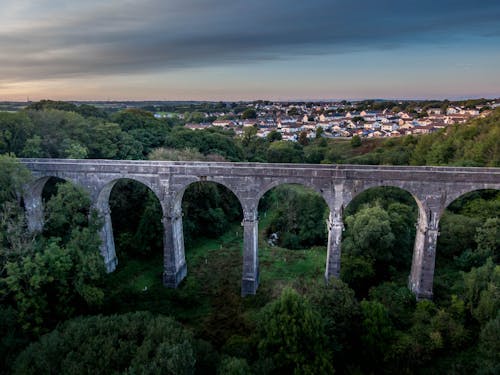 Drone Photography of a Viaduct 