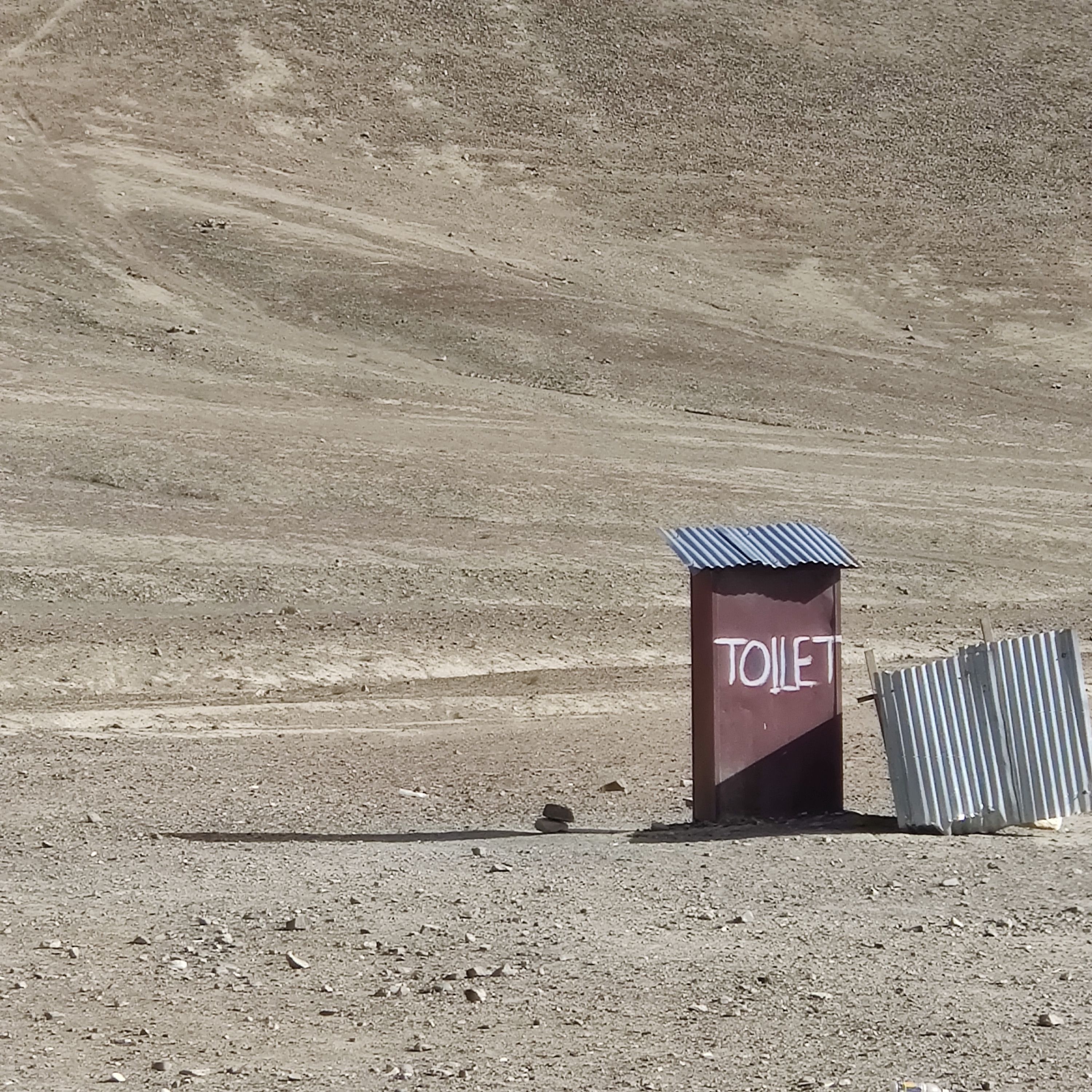 Toilet in a Desert