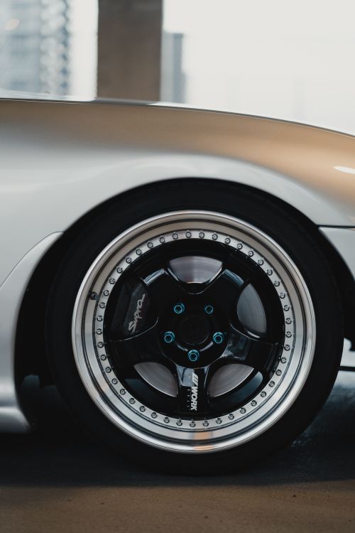 Close Up Photo of Black Car Rims · Free Stock Photo