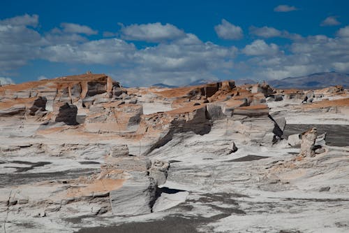 Wide Angle View of Volcanic Soil