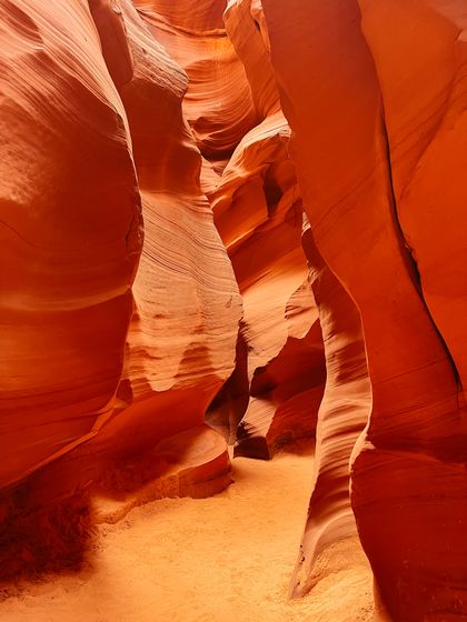 Layered desert canyon walls, photo by Andrew Carr on Pexels