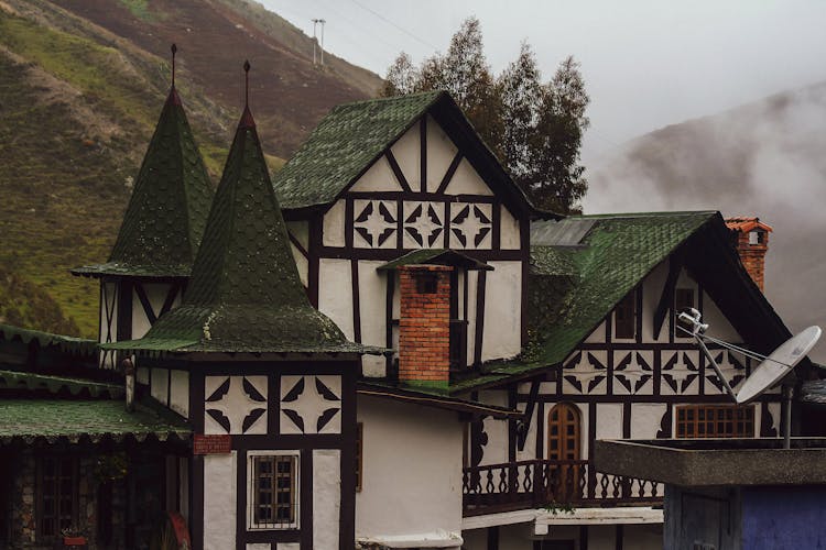 An Old Traditional Hotel In Venezuela