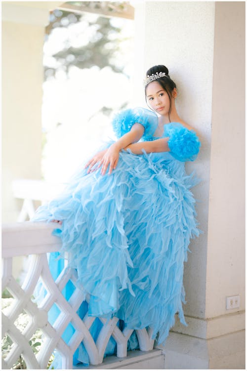 Gratis stockfoto met blauwe jurk, fashion, jurk