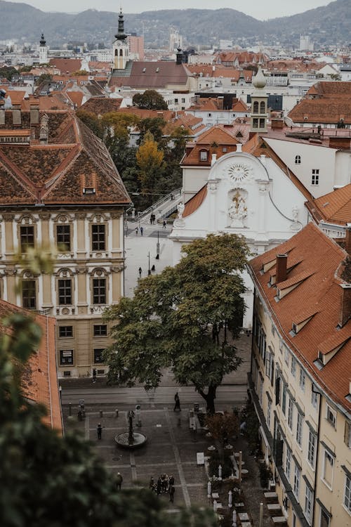 Kostenloses Stock Foto zu drohne erschossen, gebäude, luftaufnahmen