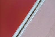 Top View of Two Layers of Sea Salt