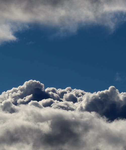 White Clouds and Blue Sky