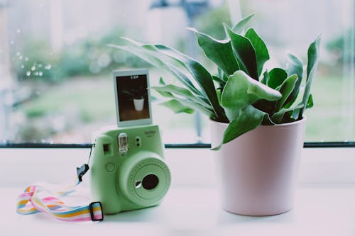 Green Instant Camera