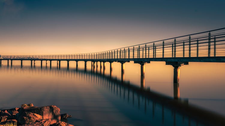 Steel Pier In Porto Alegre, Rio Grande Do Sul, Brazil