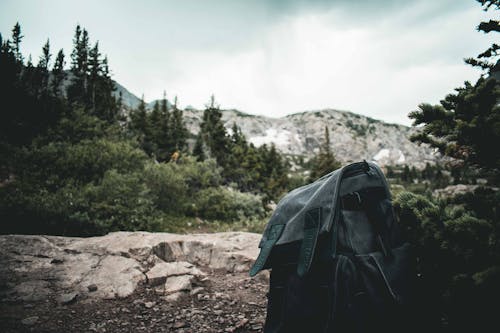 Close-Up Photography of Black Backpack