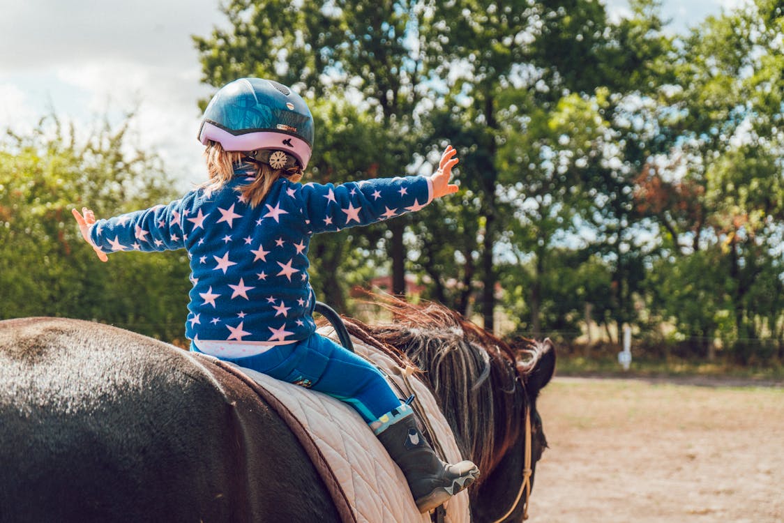 kids need horses, kids and horses, children and horses