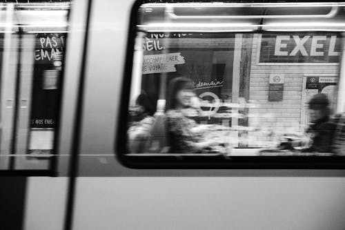 Blurry Picture of a Moving Train 