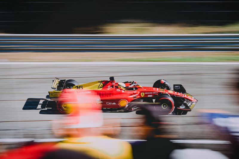 Sports car cornering with improved chassis balance after anti-roll bar upgrade