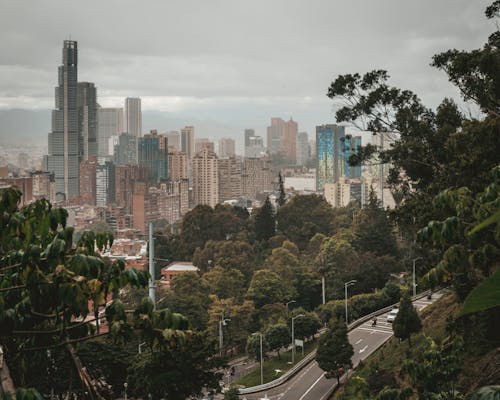 Aerial Photography of High Rise Buildings in the City