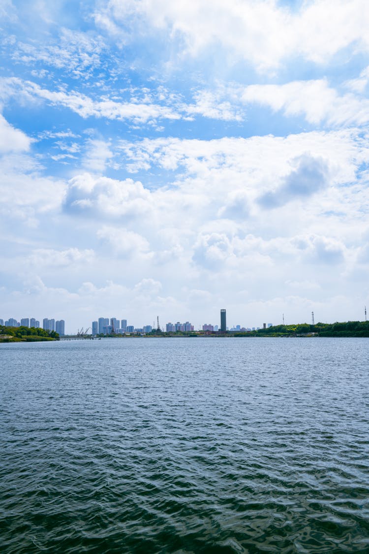 Lake And City On Horizon