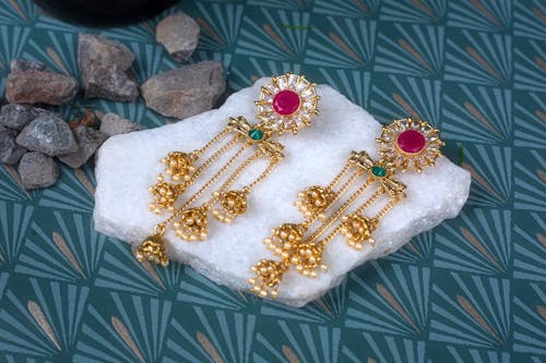 Traditional Golden Earrings