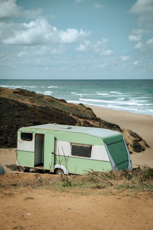 Camper on Beach