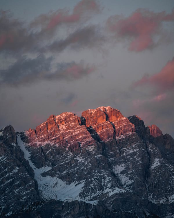 Rocky Mountains during Sunset