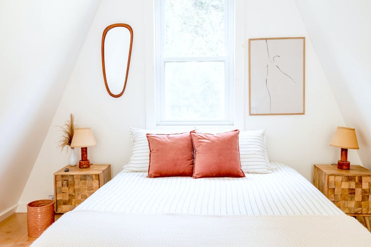 The Interior Of A Bedroom Of A House