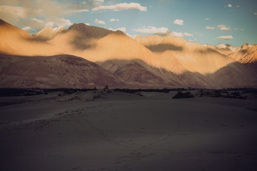 Sand and Mountains Landscape