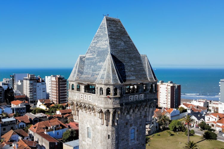 Tanque Tower In Mar Del Plata On Sea Coast