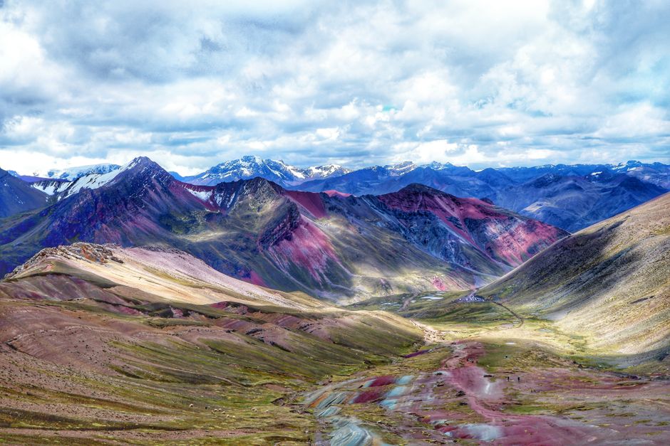 Amazing Machu Picchu Tour Full Day by Train Review: The Ultimate Guide to Peru's Greatest Wonder Review 2026 - Stunning view of Rainbow Mountain in the Andes, showcasing vibrant colors and sweeping landscapes.