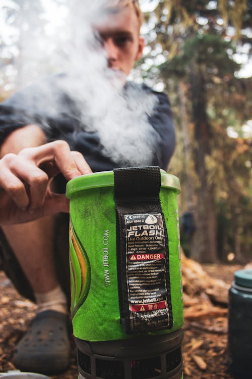 Black and Green Container