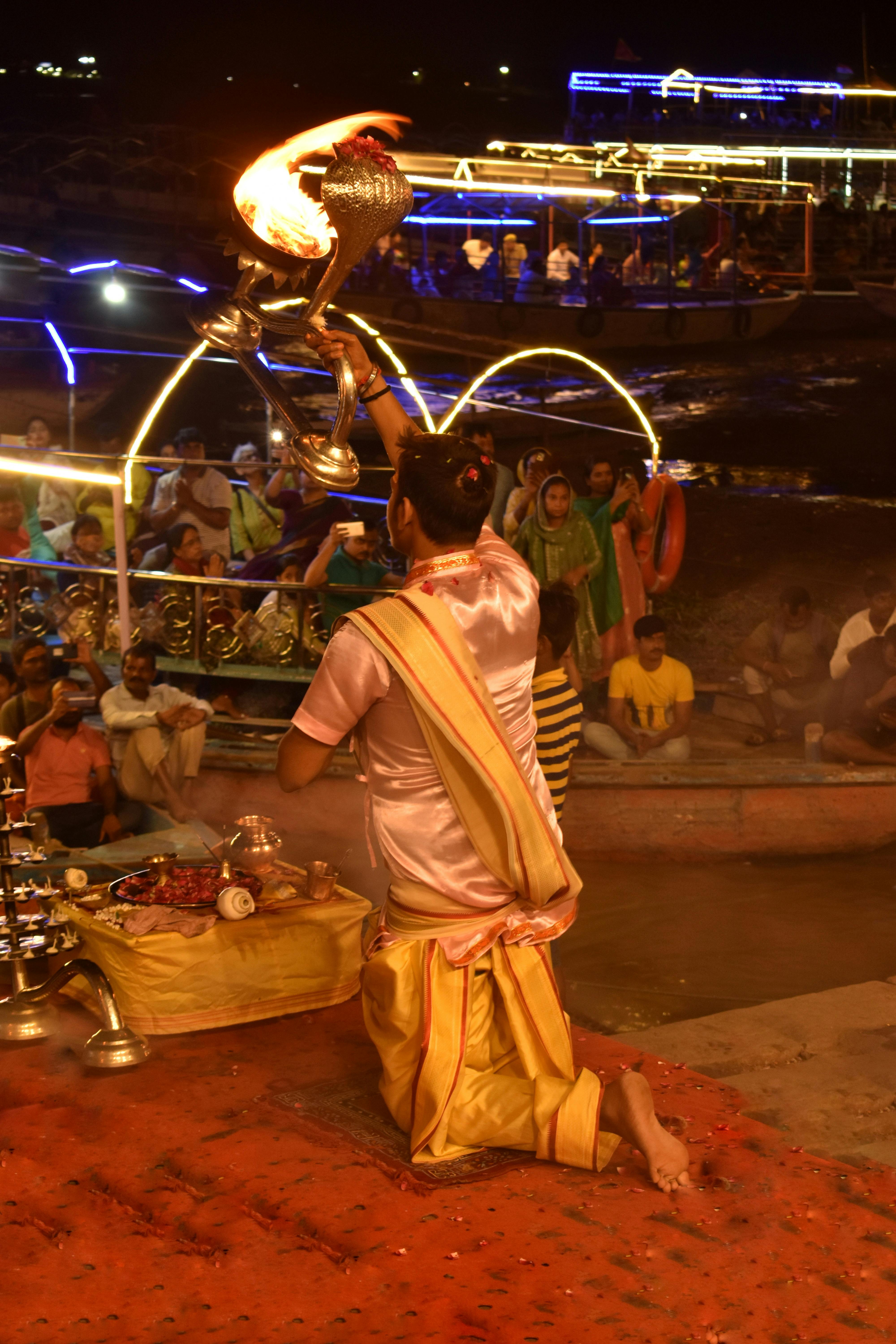 Kostenlos Kostenloses Stock Foto zu assi ghat, benaras, brahmane Stock-Foto