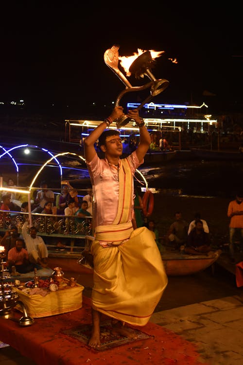 benaras, ganga aarti, mahakal 的 免费素材图片