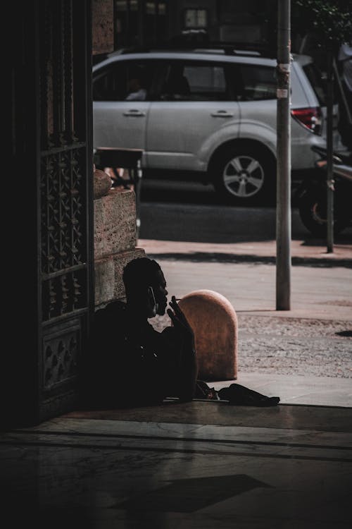 dikey atış, duman çıkarmak, Kent içeren Ücretsiz stok fotoğraf