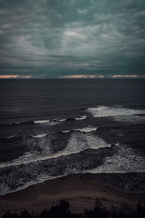 Ingyenes stockfotó ég, hullámok, óceán témában