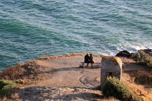 A Couple Enjoying the Ocean View