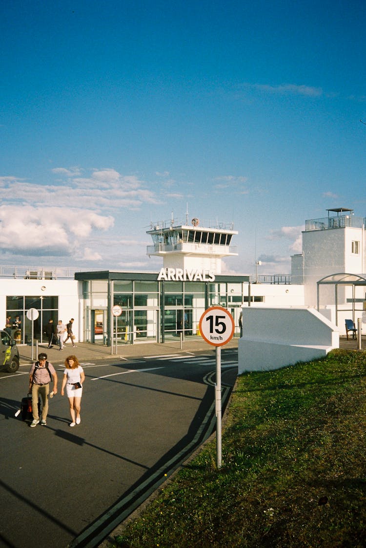 Communication Tower In The Airport