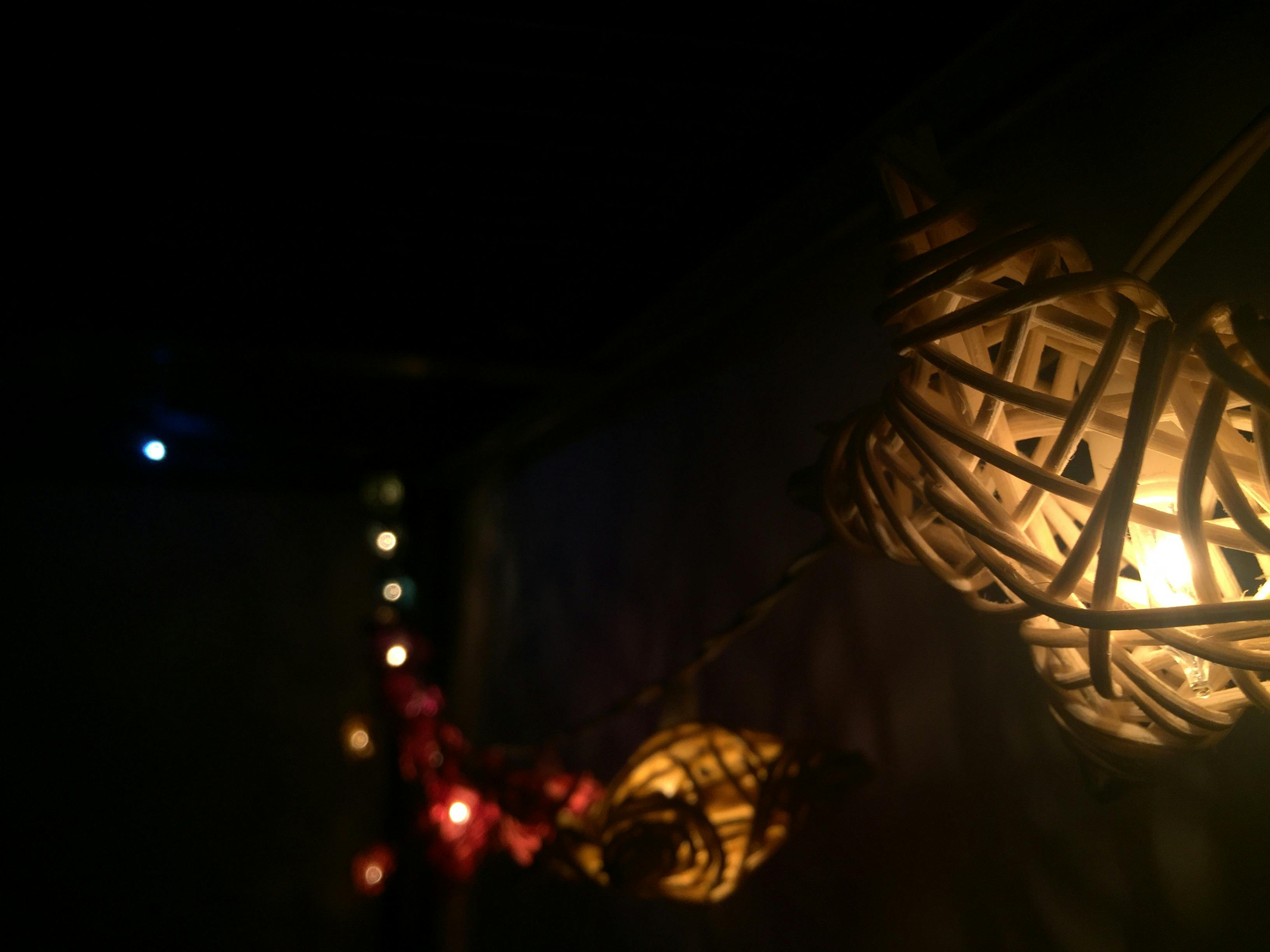 Free stock photo of fairy lights, stars in the night
