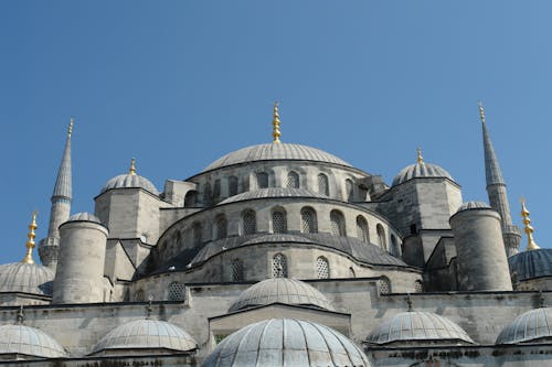 Clear Blue Sky over Blue Mosque