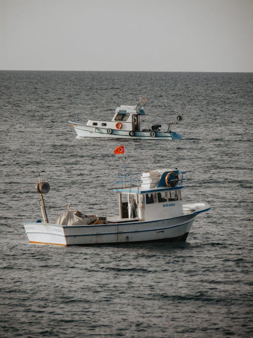 Immagine gratuita di barche, barche da pesca, mare