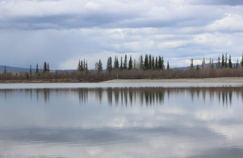 Cloudy Sky over a Lake