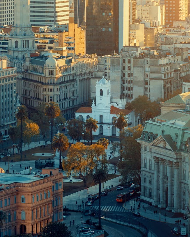 Plaza De Mayo, City Square In Buenos Aires, Argentina