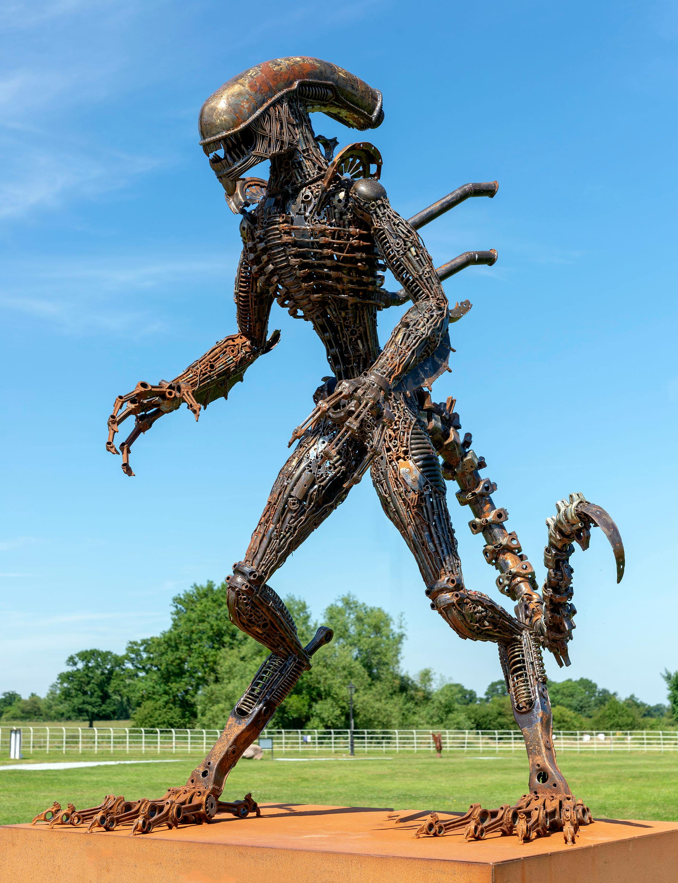 Free stock photo of alien, ironworks, sculpture