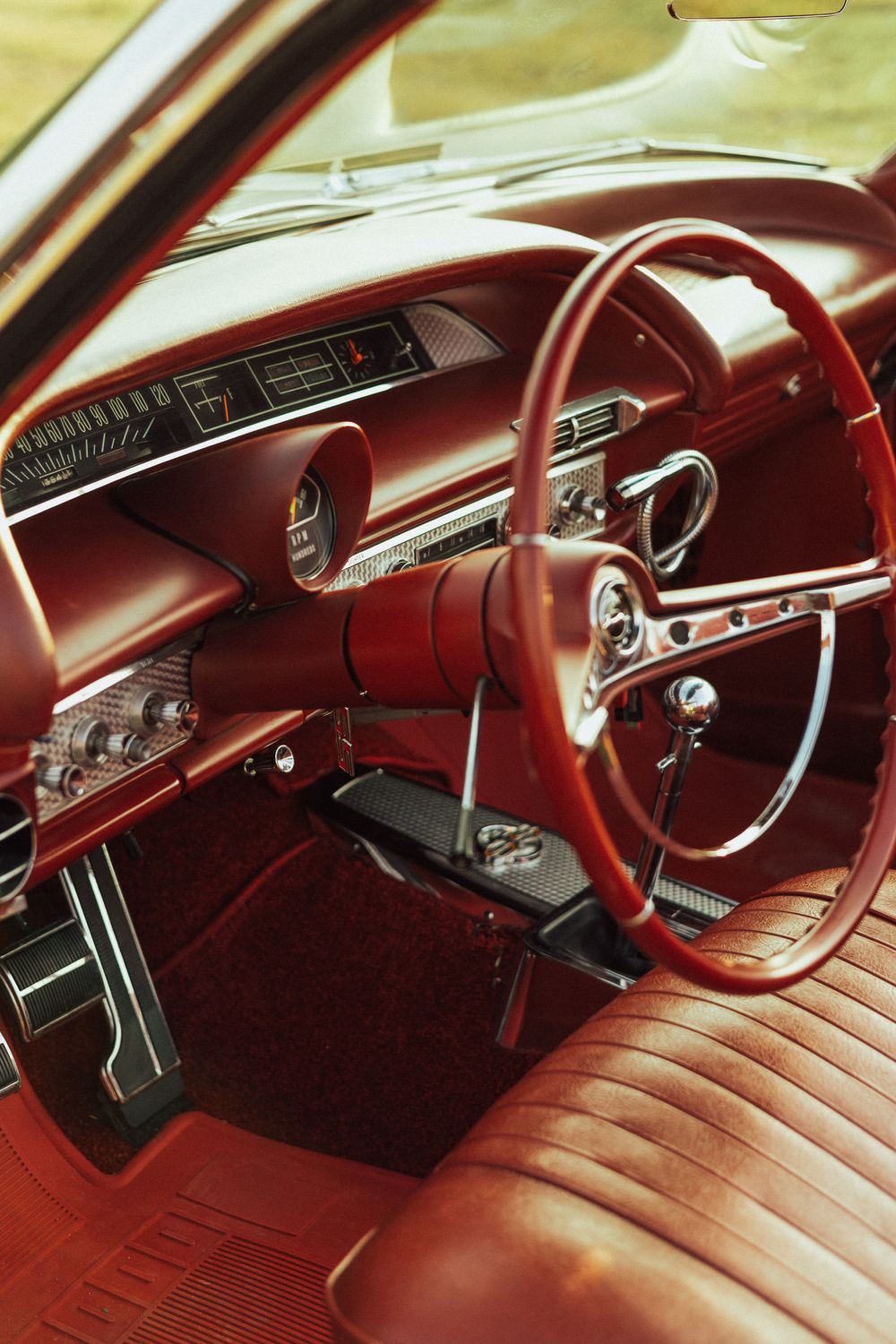 Interior Design of Classic Car · Free Stock Photo