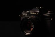Close-up Photo of Black Yashica FX-D Camera