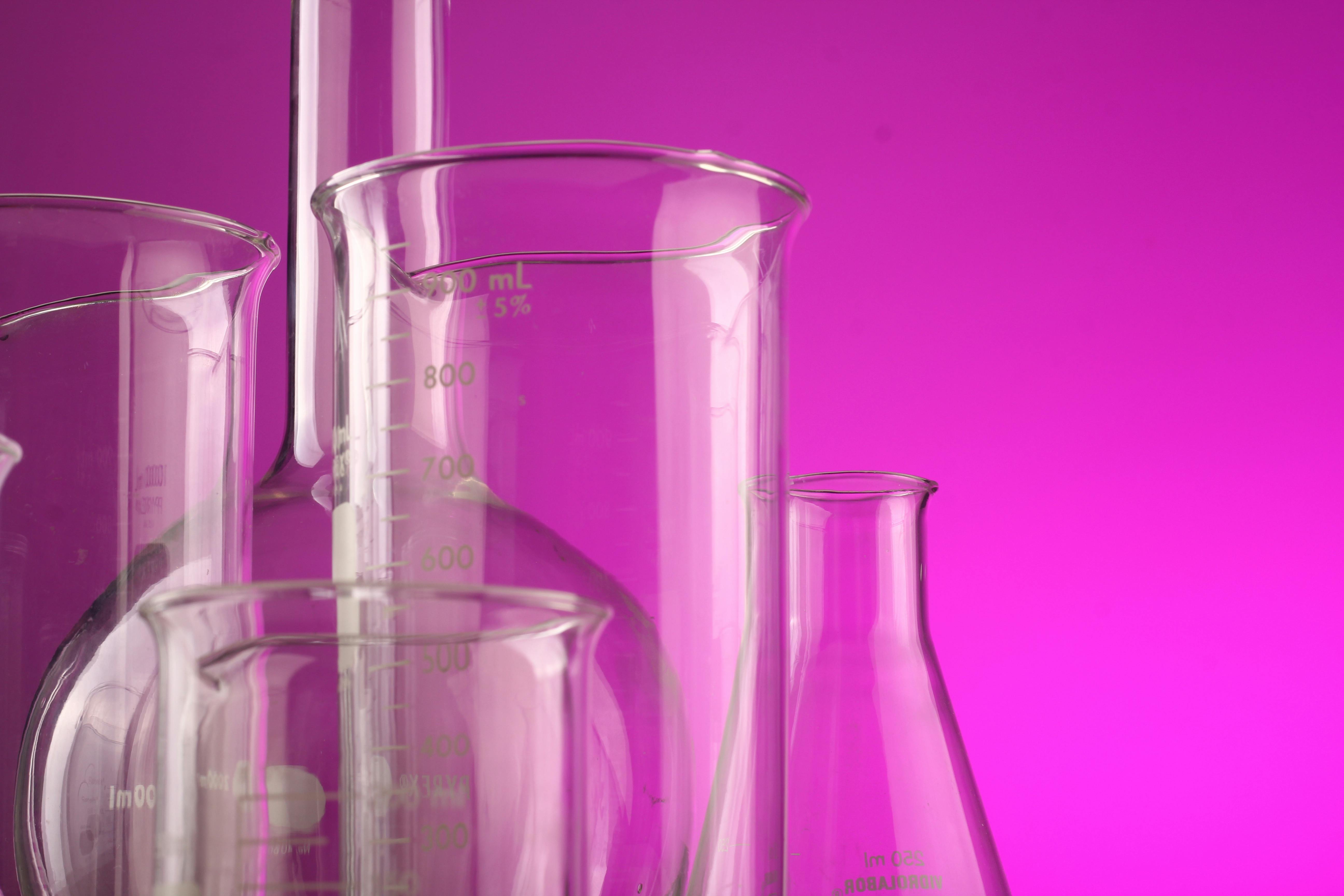 Pink Chemistry Flask Drink Tumbler