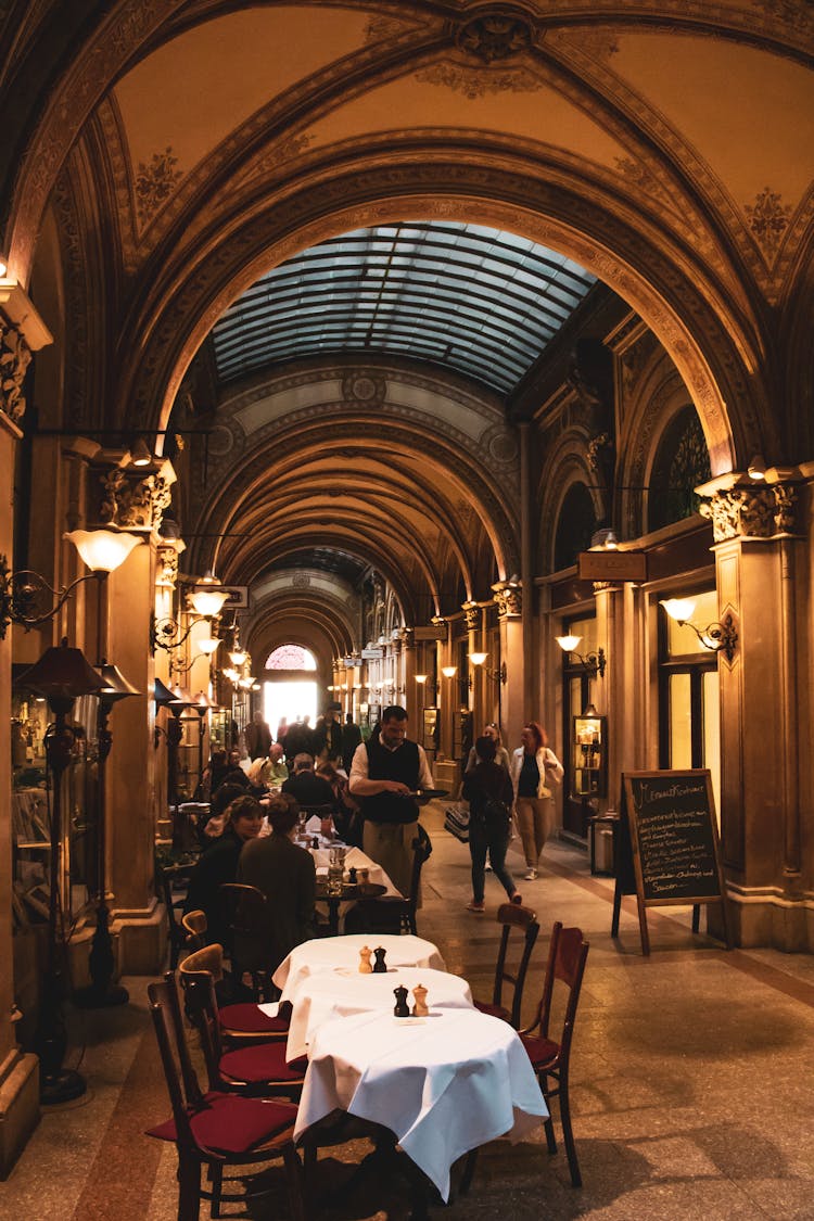 Cafeteria In A Shopping Gallery