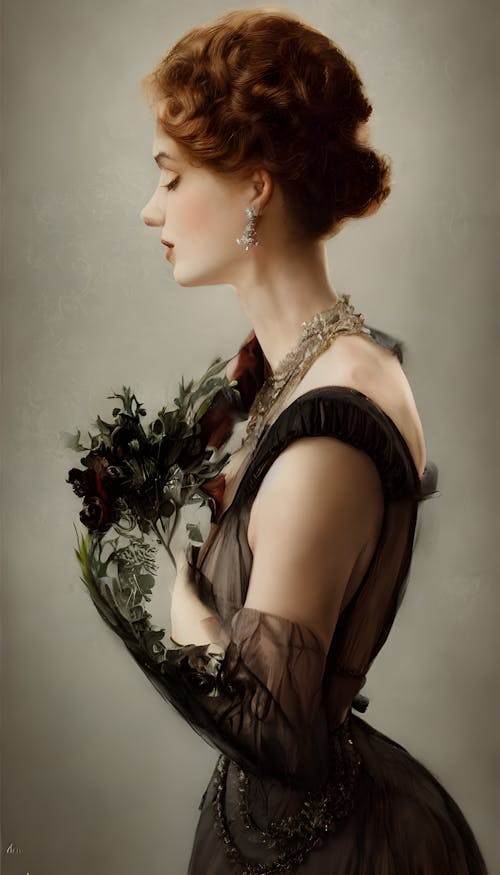 Elegant Vintage Woman